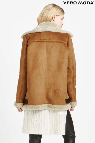 Vero Moda Shearling Coat